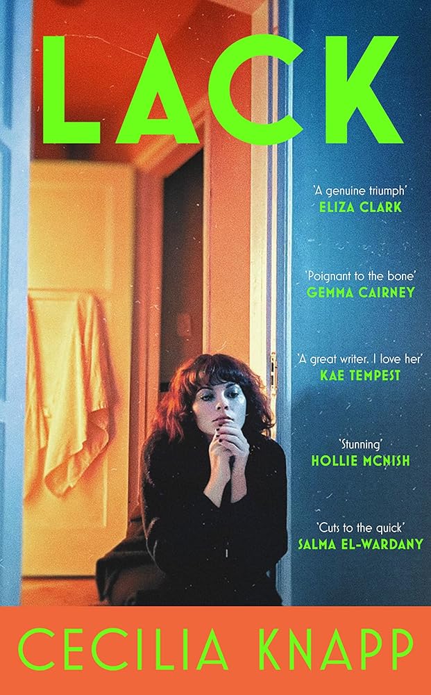 Lack: The poignant new literary fiction novel for 2026 cover image