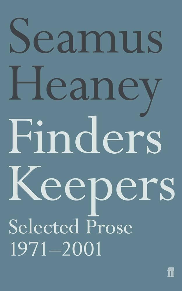 Finders Keepers: Selected Prose 1971 - 2001 cover image