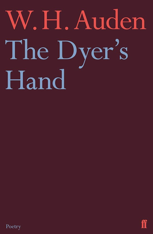 The Dyer's Hand cover image