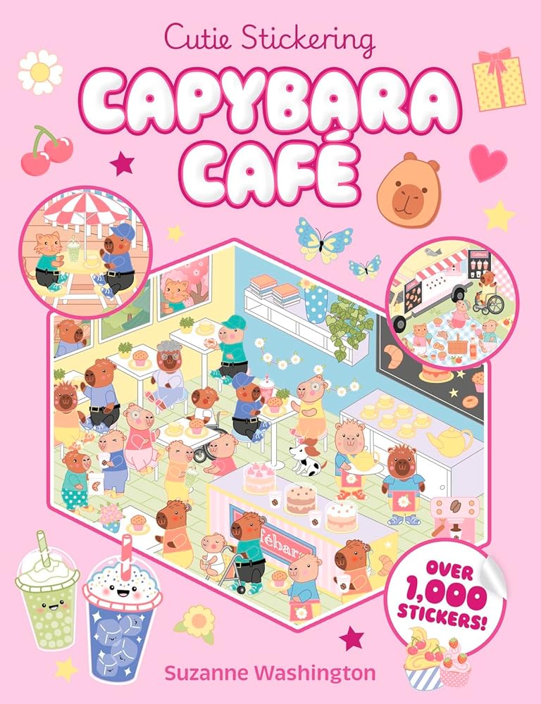 Cutie Stickering: Capybara Café cover image