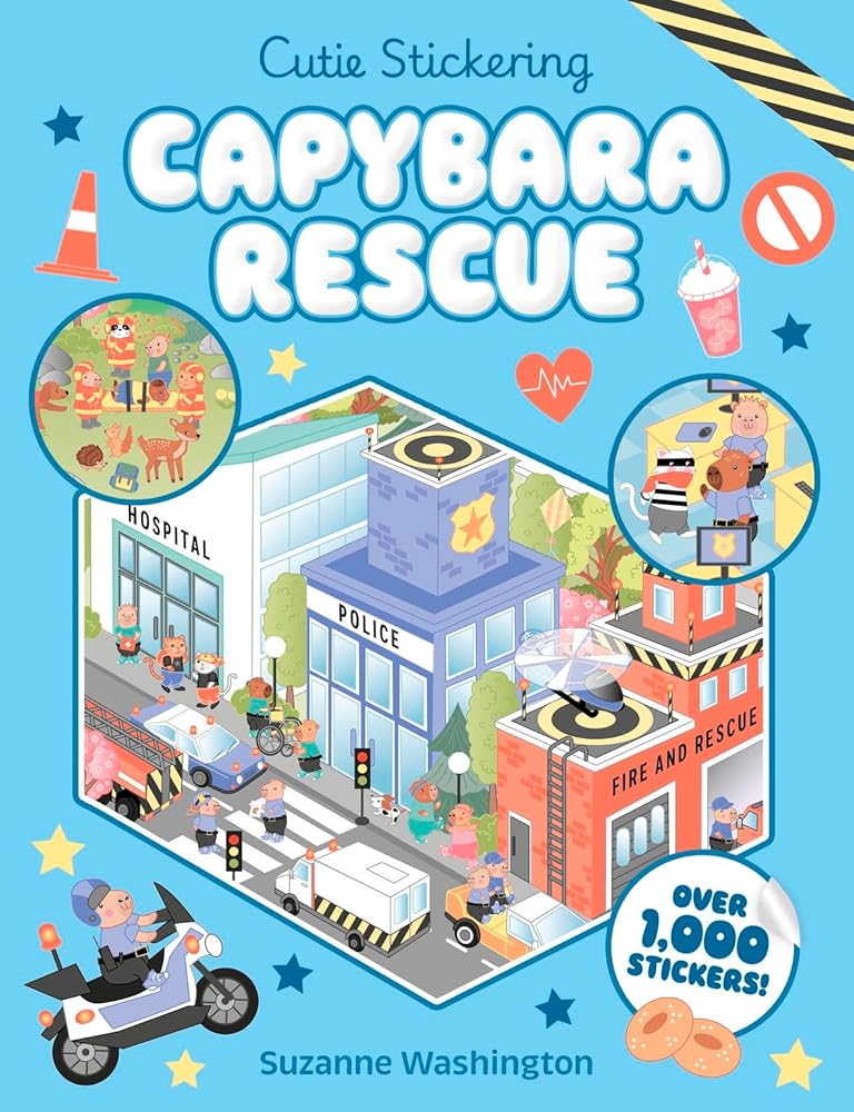 Cutie Stickering: Rescue Capybaras cover image