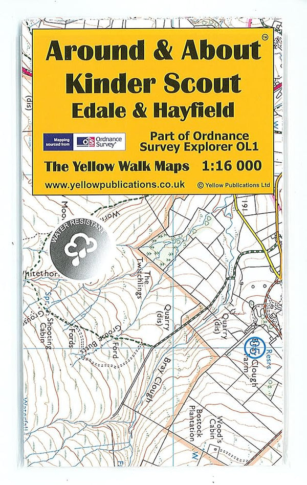 Around and About Map: Kinder Scout, Edale and Hayfield cover image