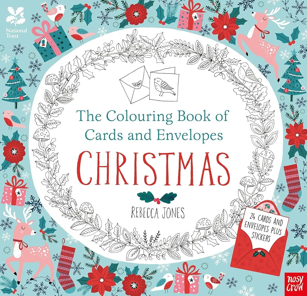 National Trust: The Colouring Book of Cards and Envelopes - Christmas (Colouring Books of Cards and Envelopes) cover image