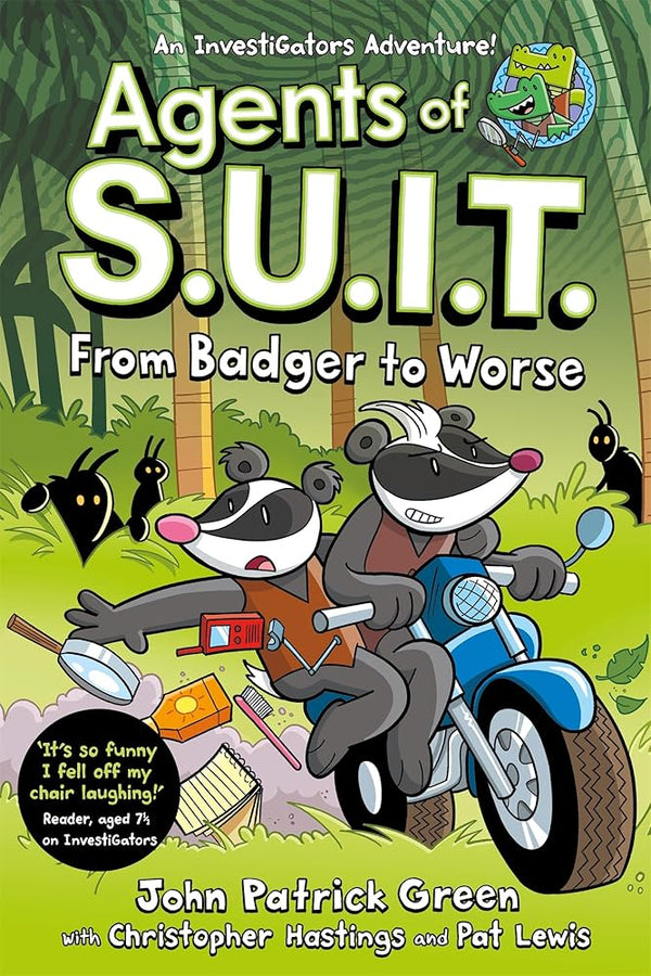 Agents of S.U.I.T.: From Badger to Worse: A Laugh-Out-Loud Comic Book Adventure! cover image