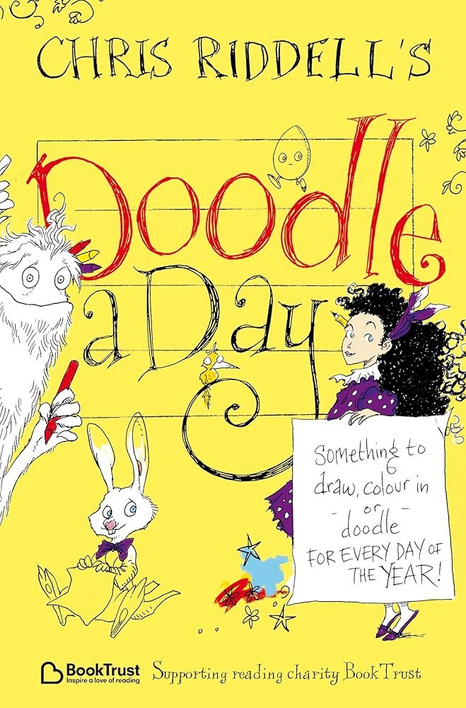 Chris Riddell's Doodle-a-Day: Something to Draw, Colour In or Doodle - For Every Day of the Year! cover image