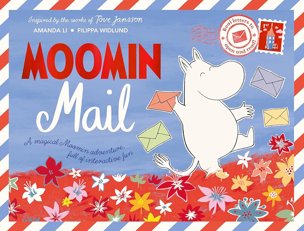 Macmillan Childrens Books Moomin Mail A beautiful gift book with real letters to open and read. cover image