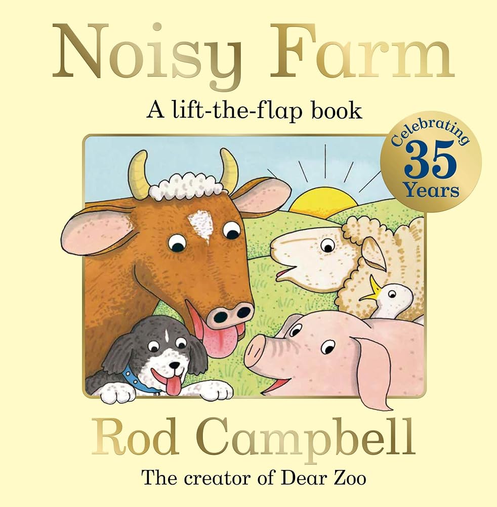 Macmillan Childrens Books Noisy Farm The lift-the-flap preschool classic perfect for little hands. cover image