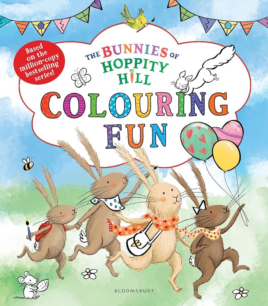 The Bunnies of Hoppity Hill: Colouring Fun cover image