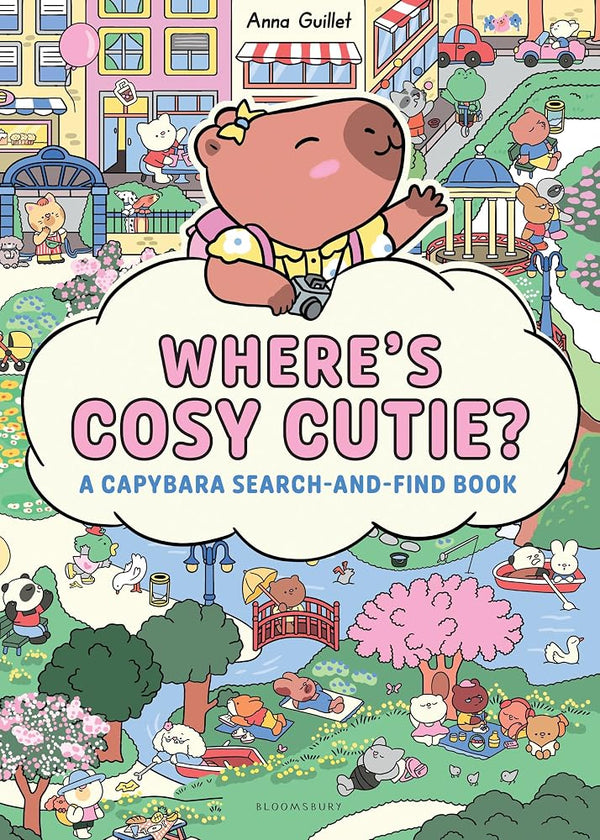 Where's Cosy Cutie?: A Capybara Search-and-Find Book! cover image
