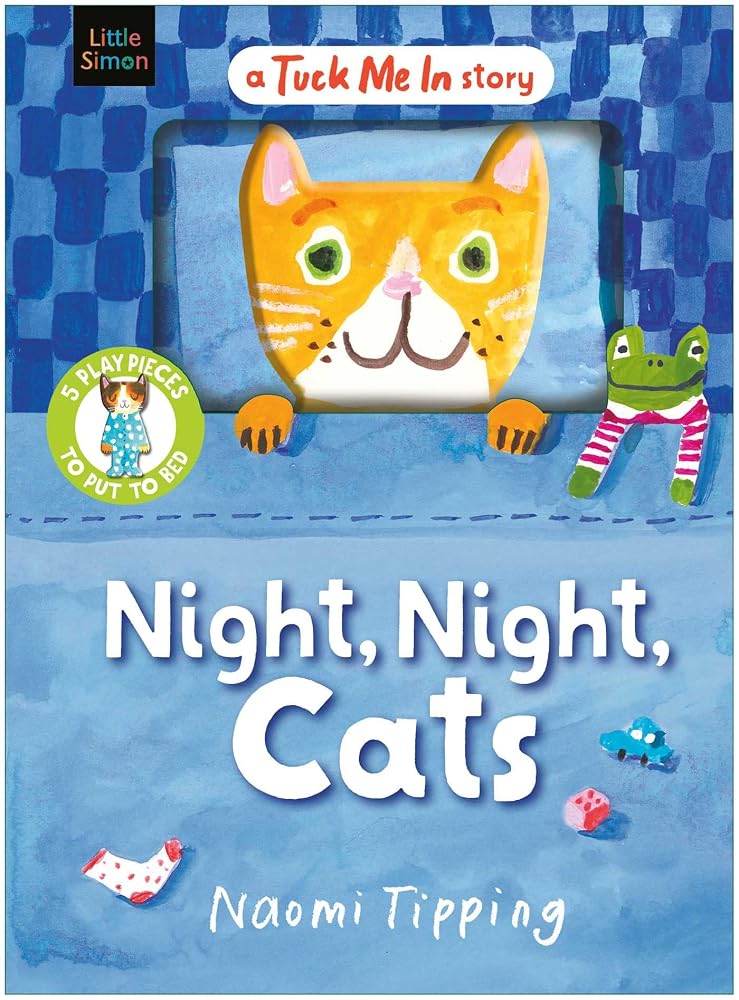 Night, Night, Cats: With 5 play pieces to put to bed cover image