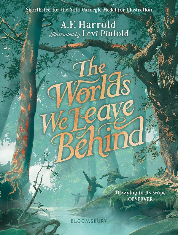 The Worlds We Leave Behind: SHORTLISTED FOR THE YOTO CARNEGIE MEDAL FOR ILLUSTRATION cover image