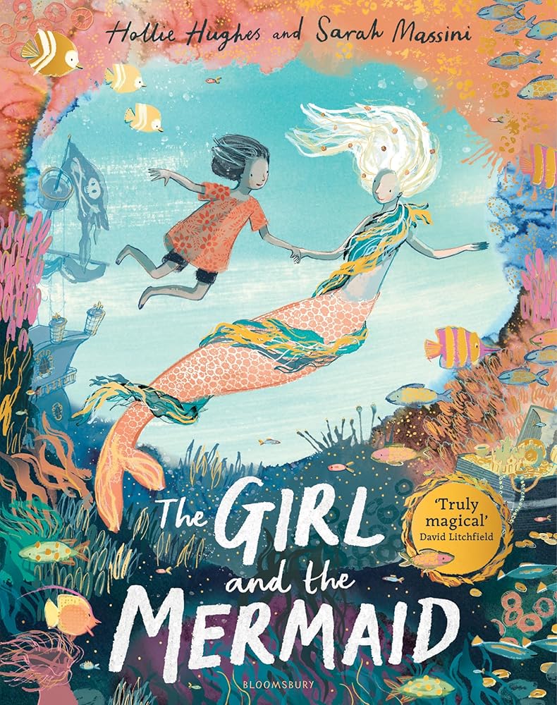 The girl and the mermaid cover image