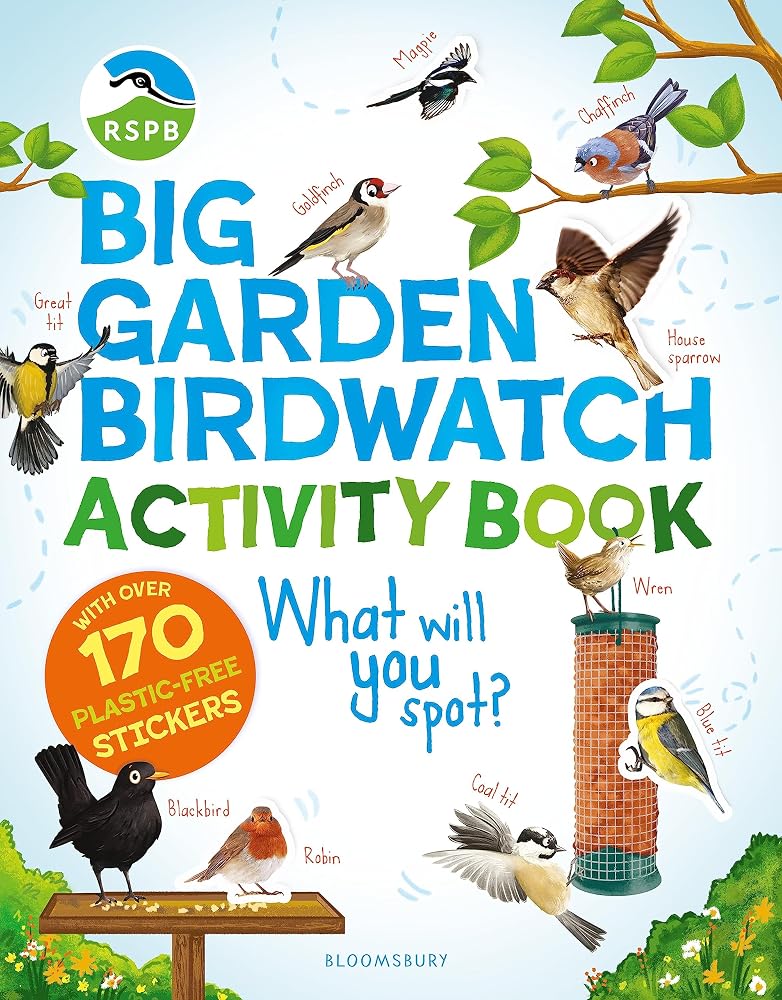 RSPB Big Garden Birdwatch Activity Book: The essential birdwatching activity book with 170+ stickers! cover image