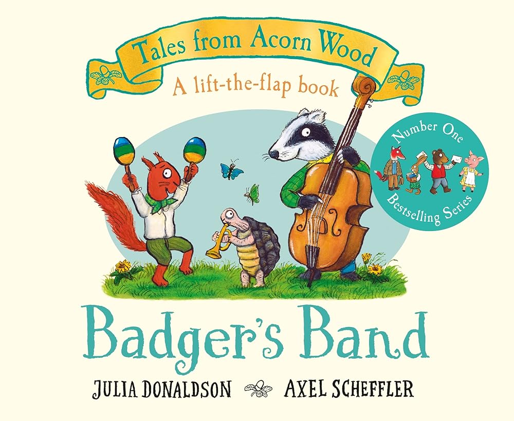 Badger's Band: A Lift-the-flap Story (Tales From Acorn Wood) cover image