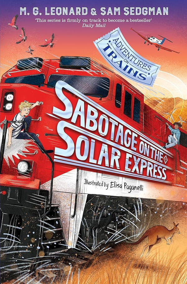 Sabotage on the Solar Express (Adventures on Trains, 5) cover image