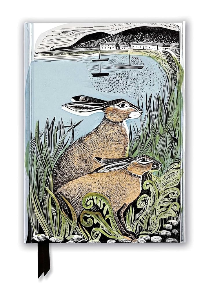 Angela Harding: Rathlin Hares (Foiled Journal) (Flame Tree Notebooks) cover image