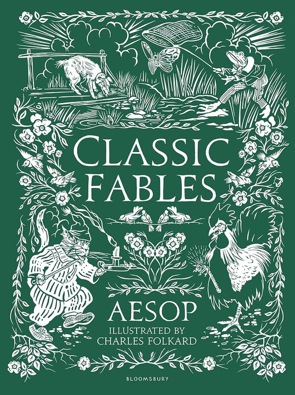 Classic Fables: Tales of wisdom and wit with gorgeous vintage colour artwork - an essential gift for all ages cover image