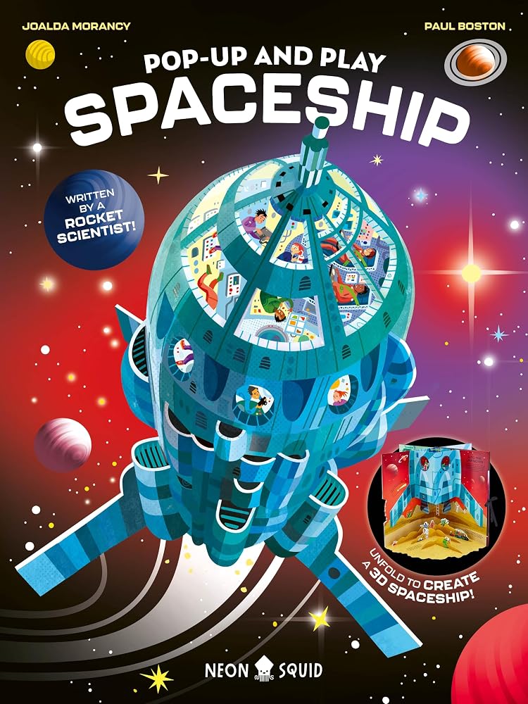 Pop-Up and Play Spaceship: Unfold to Create Your Very Own 3D Spaceship! cover image